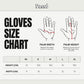 crocheted gloves size chart