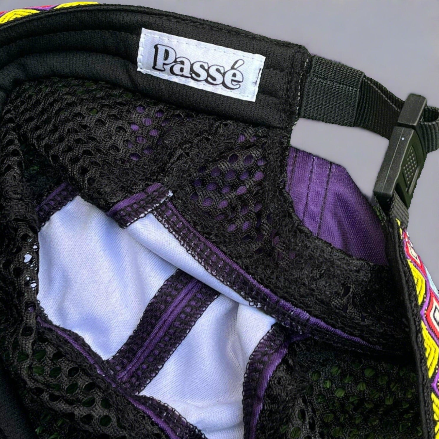 assault mesh hat purple