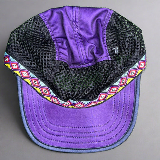 assault mesh hat purple