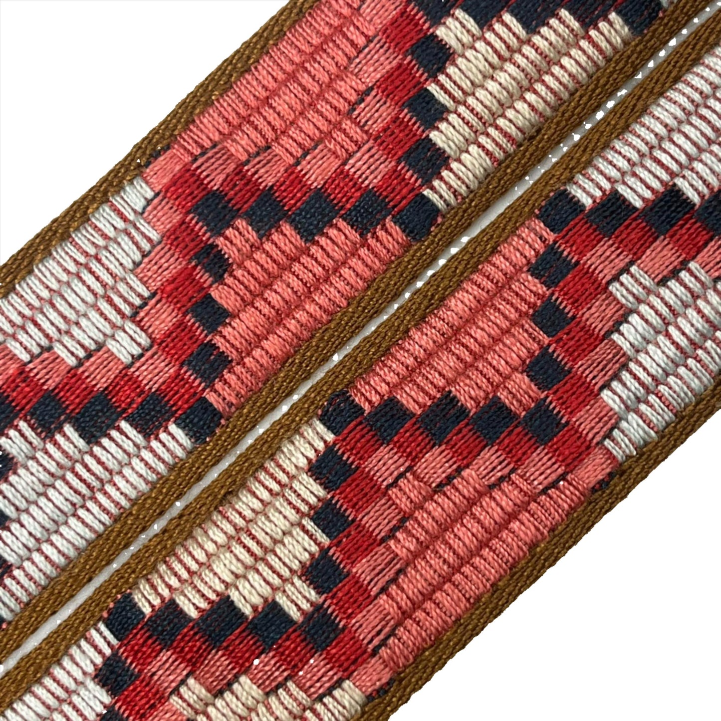 woven bartape aztec salmon