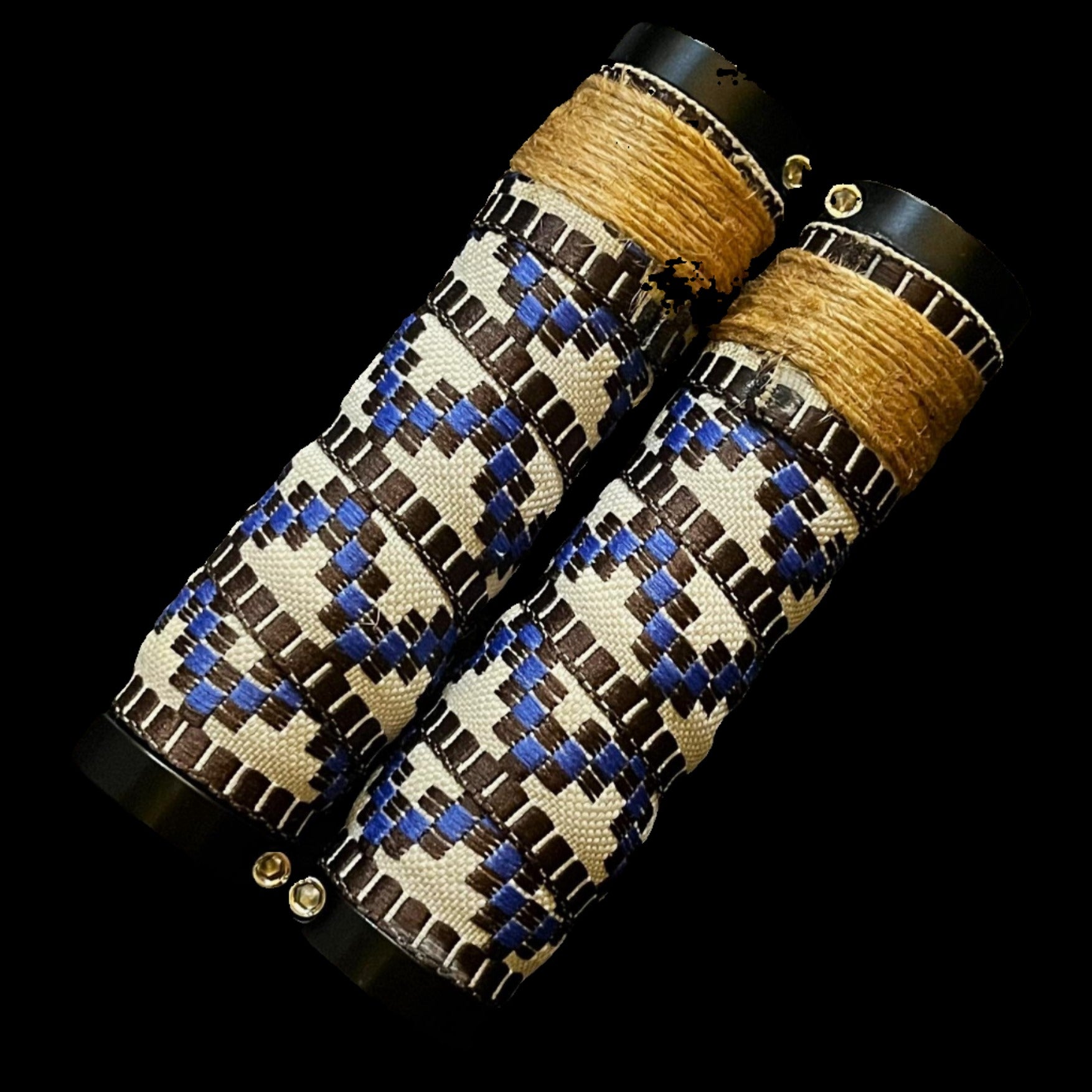 lock on grips woven blocks aztec