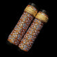 lock on grips woven petals orange