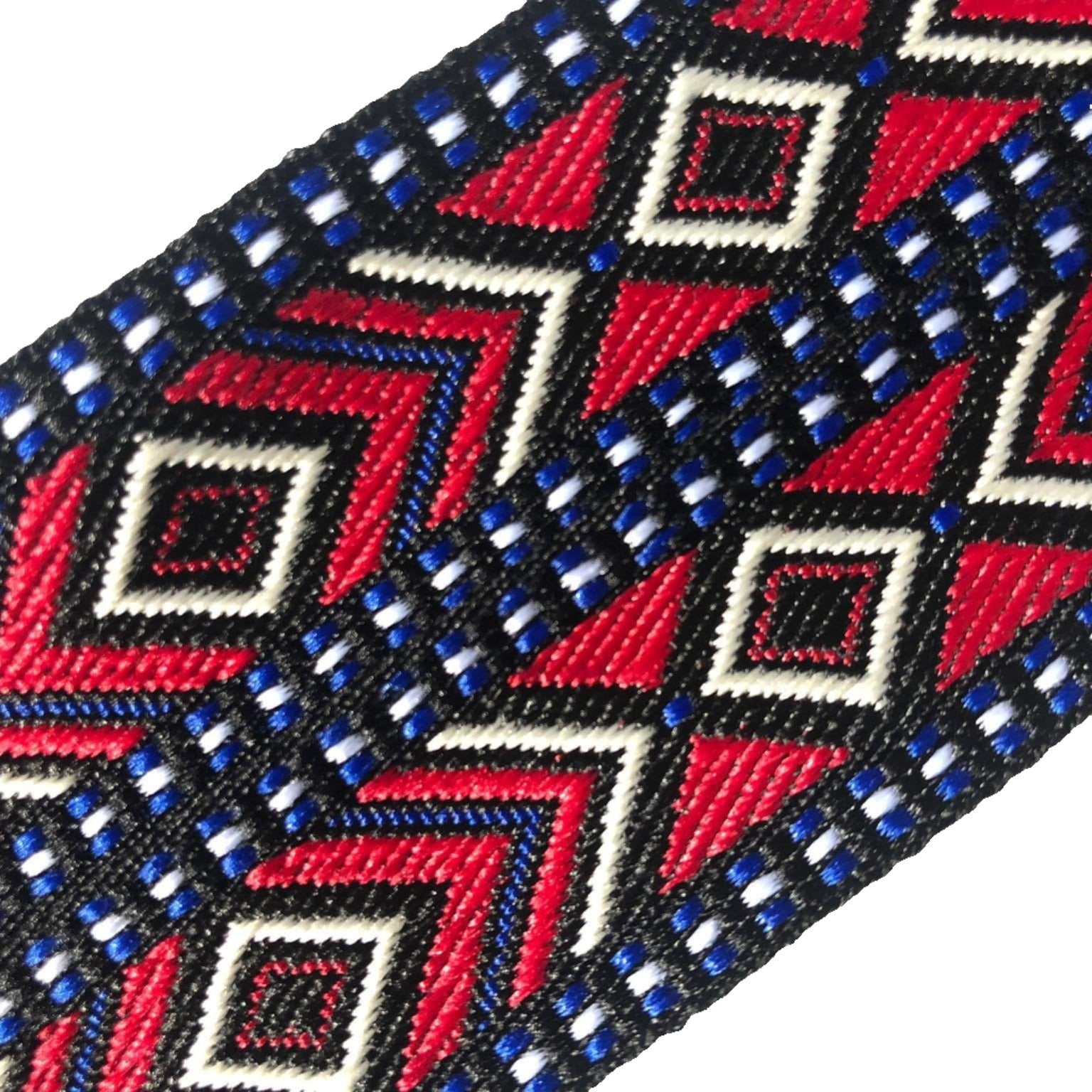 woven bartape lines red blue